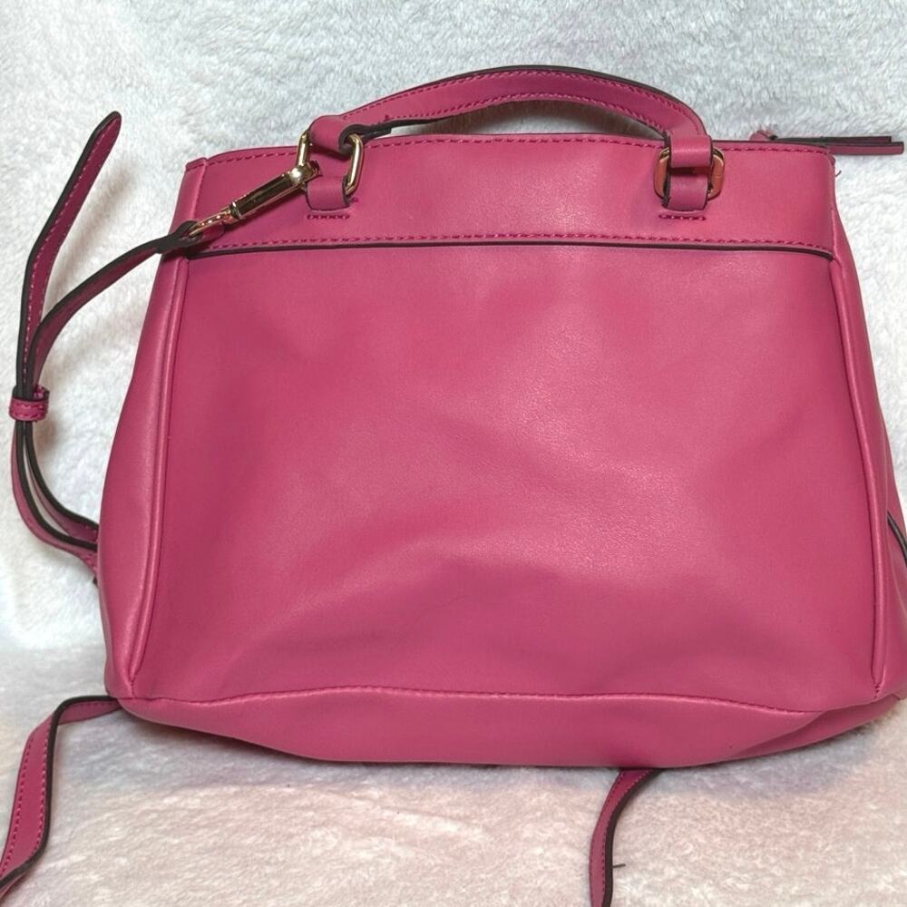 Trina Turk Pink Crossbody Bag for Women Fuchsia Pink Quilted Satchel handbag - Picture 7 of 7